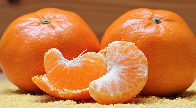 dvě mandarinky
